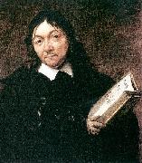 Jean Baptiste Weenix Portret van Rene Descartes painting